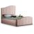 Jolie Velvet King Size Bed