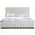 Lucia Linen Fabric King Size Bed