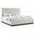 Lucia Linen Fabric King Size Bed
