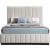 Lucia Linen Fabric Queen Size Bed