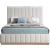 Lucia Linen Fabric Full Size Bed