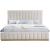Lucia Linen Fabric King Size Bed