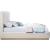 Lucia Linen Fabric King Size Bed