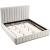 Lucia Linen Fabric King Size Bed