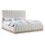 Lucia Linen Fabric King Size Bed
