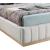 Lucia Linen Fabric Queen Size Bed