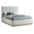 Lucia Linen Fabric Queen Size Bed