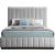 Lucia Linen Fabric Full Size Bed