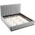 Lucia Linen Fabric King Size Bed