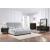 Lucia Linen Fabric King Size Bed
