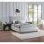 Lucia Linen Fabric Queen Size Bed
