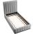 Lucia Linen Fabric Twin Size Bed