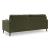 Reveon Lakes Modern Sofa | Olive Velvet & Button Tufted