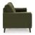 Reveon Lakes Modern Sofa | Olive Velvet & Button Tufted