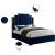 Hugo Velvet Bed