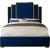 Hugo Velvet King Size Bed