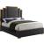 Hugo Velvet Queen Size Bed