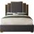 Hugo Velvet Queen Size Bed