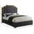 Hugo Velvet Queen Size Bed