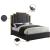 Hugo Velvet King Size Bed