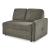 Kerle 2-Piece Polyester L-Shaped Sectional Pop Up Bed w/Left Arm Chaise Facing