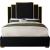 Hugo Velvet Queen Size Bed