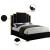 Hugo Velvet Queen Size Bed