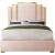 Hugo Velvet King Size Bed