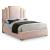 Hugo Velvet King Size Bed