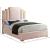 Hugo Velvet King Size Bed