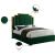 Hugo Velvet Bed