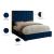 Becca Velvet Queen Size Bed