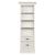 Structures Wood Single Storage Bookcase Cabinet w/4 Shelves & 2 Drawers