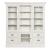 Structures Wood/Glass Triple Multi Use Display Unit w/4 Drawers & 3 Doors
