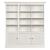 Structures Wood Triple Bookcase w/3 Doors & 12 Shelves
