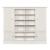 Structures Wood Quad Bookcase Entertainment Unit w/4 Doors & 12 Shelves