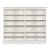 Structures Wood Quad Bookcase w/24 Shelves