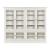 Structures Wood/Glass Quad Door Display Cabinet w/8 Doors