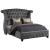Sophia Fabric Upholstered Queen Size Bed