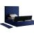 Bliss Velvet Twin Size Bed