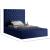 Bliss Velvet Twin Size Bed