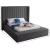 Kiki Velvet Queen Size Bed