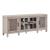 Caruso Heights Wood/Glass 82-Inch TV Console w/4 Doors