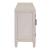 Caruso Heights Wood/Glass 82-Inch TV Console w/4 Doors