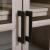 Caruso Heights Wood/Glass 82-Inch TV Console w/4 Doors