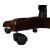Brayton Manor Executive Desk Set | Cognac Wood Office Suite