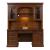 Brayton Manor Wood/Glass Jr Executive Credenza Set w/6 Drawers & 3 Doors