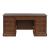 Brayton Manor Executive Desk Set | Cognac Wood Office Suite