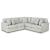 Playwrite Polyester Fabric Modular Sectional