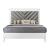 Chelsie Fabric/Wood Panel Bed